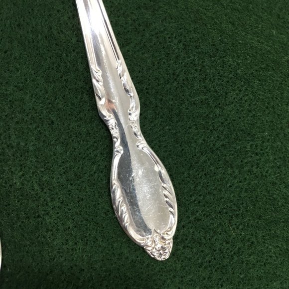 Rogers Bros Royal Manor Silverplate Set of 4 Oval Soup Spoons 7" Original Rogers - Picture 2 of 5